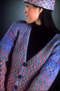 Hand Painted Wool Sweater and Hat
