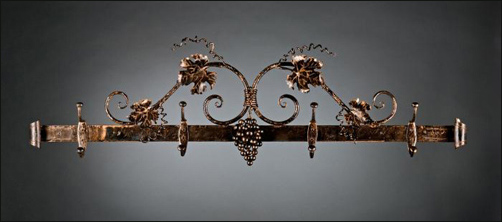 Hand Forged Grape Coatrack