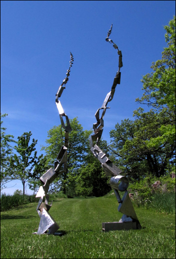 Stainless Garden Sculpture